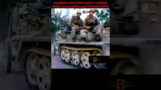 COLORIZED FILM COMPILATION OF GERMAN SD KFZ TYPE HALFTRACK [upl. by Nicole]