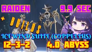 40 ABYSS  NEMESIS OF COPPELIUS in 99 Sec  Raiden vs Icewind Suite 1232  BUILDS [upl. by Eimirej668]