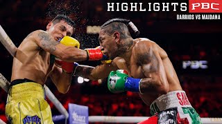 Barrios vs Maidana HIGHLIGHTS May 4 2024  PBC on Prime PPV [upl. by Melburn]