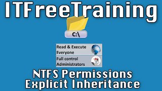 NTFS Explicit and Inherited Permissions [upl. by Harleigh]