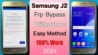 SAMSUNG J2 FRP Bypass  Without Pc  SAMSUNG J2 Google Account Lock Unlock 2024 [upl. by Eloise]