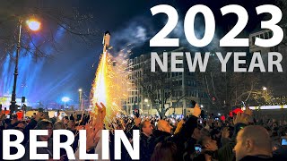 Berlin New Year 2023  4K LIVE at Brandenburger Tor  Berlin Germany Walking Tour [upl. by Ainaznat]