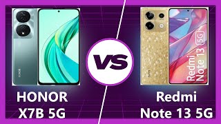 Honor X7b 5G vs Redmi Note 13 5G Which Wins [upl. by Yriek]