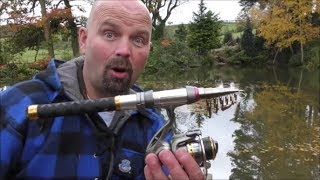 Lixada Telescopic Fishing Rod and Reel  REVIEW [upl. by Annodahs]