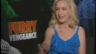 quotThe Officesquot Angela Kinsey Talks About quotFurry Vengeancequot [upl. by Nobie]