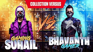 Gaming Suhail Vs Bhavanth Gamer Collection Versus 😱 ആരാണ് ജയിച്ചത്  Free Fire Malayalam [upl. by Belldas]