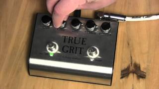 Zinky True Grit Overdrive Guitar Effect Demo [upl. by Hsirk675]