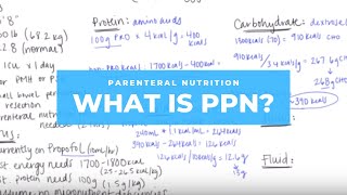 What is Peripheral Parenteral Nutrition PPN  Osmolarity calcs [upl. by Grimbly]