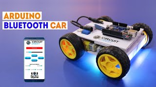 How to Make an Arduino Based Bluetooth Robot Car with NeoPixel LEDs [upl. by Naejeillib]