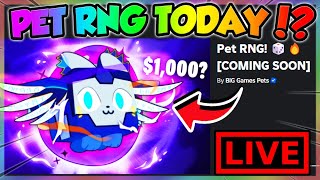 🔴LIVE PET RNG is ABOUT TO RELEASE  Giveaways Roblox [upl. by Jayson]