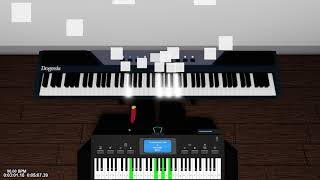 ROBLOX Virtual piano  Porter Robinson  Shelter  Theishter Arr AUTO [upl. by Eneliak]