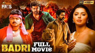 Badri Latest Full Movie 4K  Thalapathy Vijay  Bhumika  Kannada Dubbed  Mango Indian Films [upl. by Ridinger]