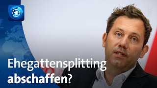 SPDChef Klingbeil schlägt Abschaffung des Ehegattensplittings vor [upl. by Gnav975]