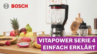 Bosch VitaPower Serie 4 ProPerformance System einfach erklärt  Bosch [upl. by Athena]