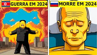 PREVISÕES dos SIMPSONS para 2024 são ATERRORIZANTES [upl. by Hatti]