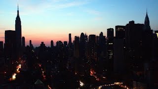 News coverage of 2003 blackout in New York City ABC7 [upl. by Esorylime]