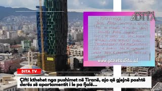 Çifti kthehet nga pushimet në Tiranë ajo që gjejnë poshtë derës së apartamentit i le pa fjalë [upl. by Clyde]