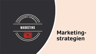 Marketing Folge 4  MarketingStrategien Wachstumsstrategien Wettbewerbsstrategien [upl. by Erotavlas]