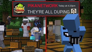 Duping with 100 players on Minecrafts Biggest Paytowin Cracked Server [upl. by Ademla]