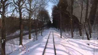 Straßenbahn Gotha amp Thüringer Waldbahn Mitfahrt Kt4D 303 als Linie 4 Friedrichroda nach Tabarz [upl. by Chemush]