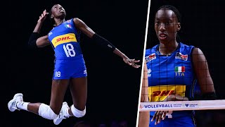 EGONU NEW RECORD 116 KMH All Points in Brasil  Italy  Volleyball Nations League 2024 [upl. by Eerat]