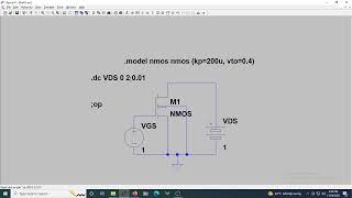 LTSPICE MOSFET IV characteristics [upl. by Esten495]