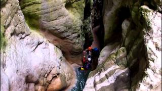 val dangouire  Gorges du Verdon  canyoning GO PRO HD [upl. by Aikkin]