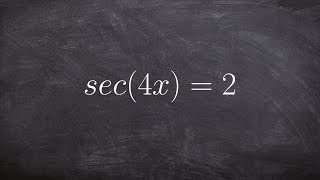 Solving trigonometric equations with multiple angles [upl. by Derk]