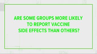 Younger people may be more likely to experience COVID19 vaccine side effects but its still safe [upl. by Schouten]