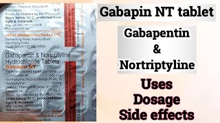 Gabapin NT tablet uses  Gabapentin amp Nortriptyline tablet uses  Neuropathic pain  नस दर्द की दवा [upl. by Terbecki]