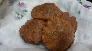 guror handesh recipe date puff cake traditional Bengali sweet snack [upl. by Ijan]