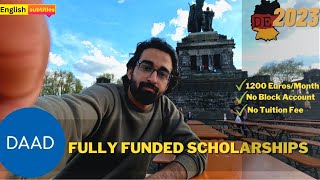 Fully funded DAAD Scholarships in Germany 20232024  Masters amp PhD [upl. by Atikin]