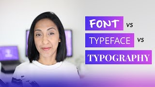 The Difference Between Fonts Typefaces and Typography for UI Designers [upl. by Hanforrd]