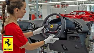 Ferrari Production  Inside Gigantic multi billion € factory producing supercars [upl. by Kuster]