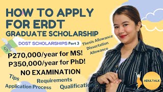 Engineering Scholarship  DOST Graduate Scholarship [upl. by Joon401]