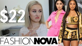 A very GLAM FASHION NOVA HAUL [upl. by Elleiand812]