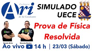 Comentário do SIMULADO UECE 20242  Ari de Sá  com Ricardo Bastos e Renato Brito [upl. by Ymmaj787]