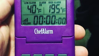 Thermoworks Chef Alarm Review [upl. by Arehc]