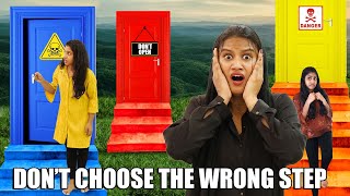 DON’T CHOOSE THE WRONG STEP CHALLENGE 🔥 NO ESCAPE 😨  PULLOTHI [upl. by Hellman]