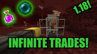 The EASIEST Piglin Bartering Trading Farm In Minecraft Bedrock 120 Windows 10 Xbox Ps4 MCPE [upl. by Nahsad606]