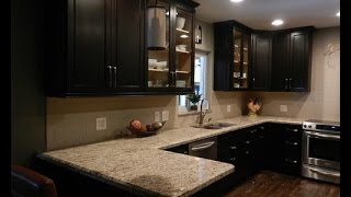 Espresso Kitchen Cabinets with Backsplash [upl. by Lindsey]