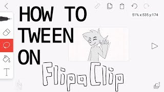 How to Tween on Flipaclip [upl. by Enytsirk]