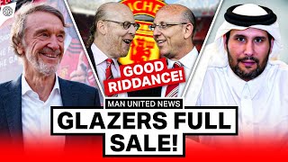 Glazers OUT As Full Sale CONFIRMED  Man United News [upl. by Ahsyekat107]