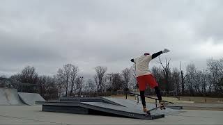 REALLY COLD WEDNESDAY SKATEBOARDING AT FRANK LORINO PARK PART 3 😊 [upl. by Nnairet526]