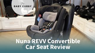 Nuna REVV Convertible Car Seat Review and Installation Demo [upl. by Jamey]