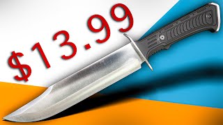 I Bought The Cheapest Bowie Knife Is It Worth It [upl. by Odnam784]