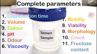 Semen Analysis Test Lab  Complete Video [upl. by Saraann597]