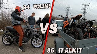 MBK BOOSTER KIT 94 POLINI vs RIEJU MRT KIT 86 ITALKIT ✶ RASSEMBLEMENT [upl. by Kristin]