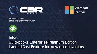 QuickBooks Enterprise Platinum Edition 2020  Advanced Inventory Module  Landed Cost Feature [upl. by Sonahpets555]