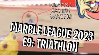 KNEEJERK REACTIONS to Marble League 2023 E9 Triathlon [upl. by Aicilehp]